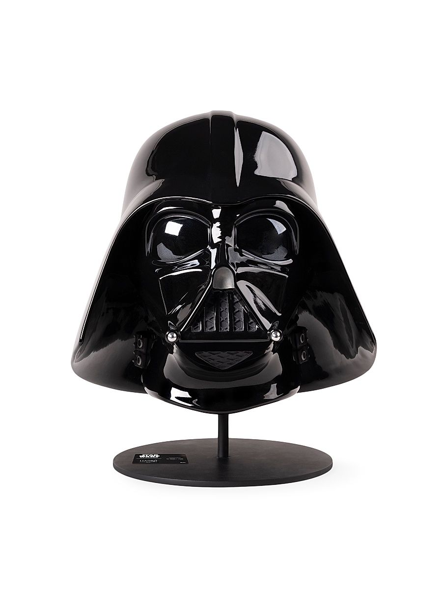 Darth Vader Helmet Porcelain Sculpture - Black