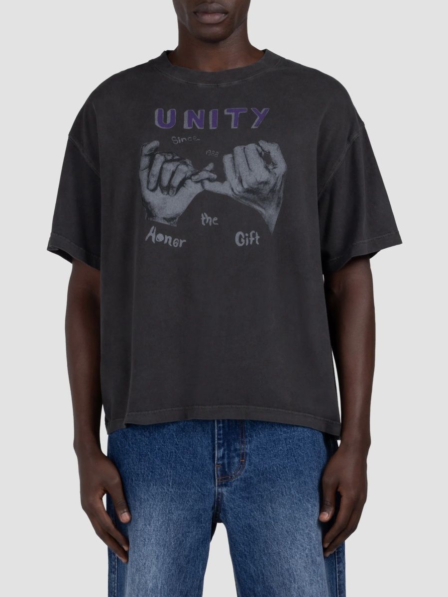 Honor The Gift Men's Unity Cotton Crewneck T-Shirt - Vintage Black - Size XXL