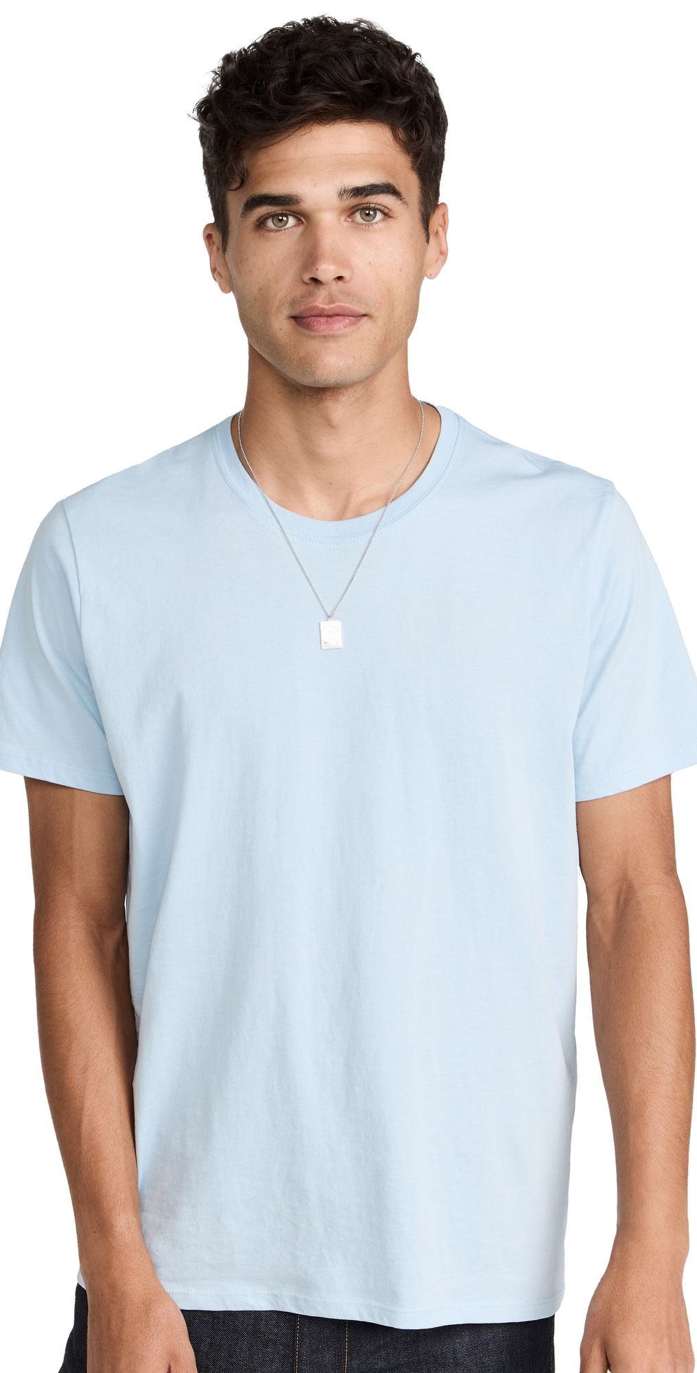 ATM Anthony Thomas Melillo Classic Jersey Crew Neck Tee Blue XXL