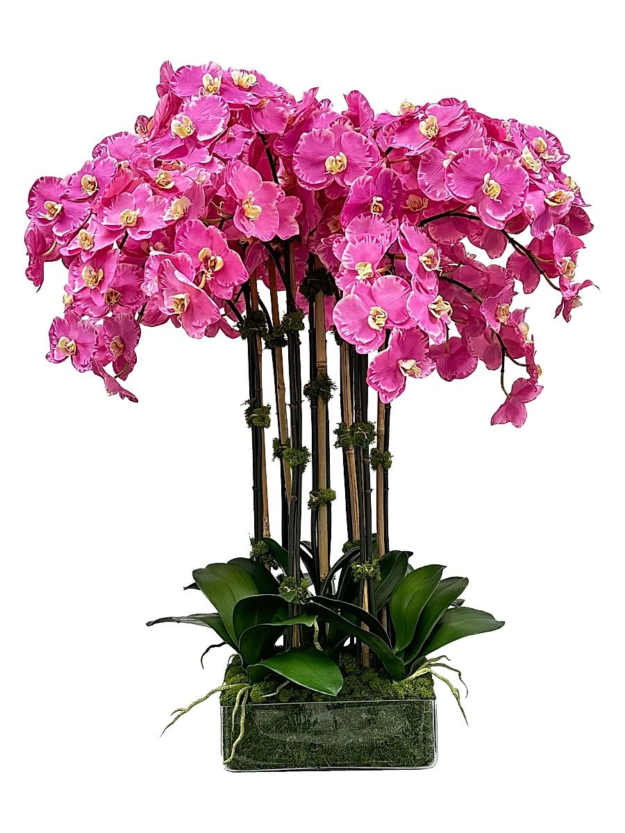 Everyday Newness Refresh Faux Orchid Arrangement - Lavender Orchid