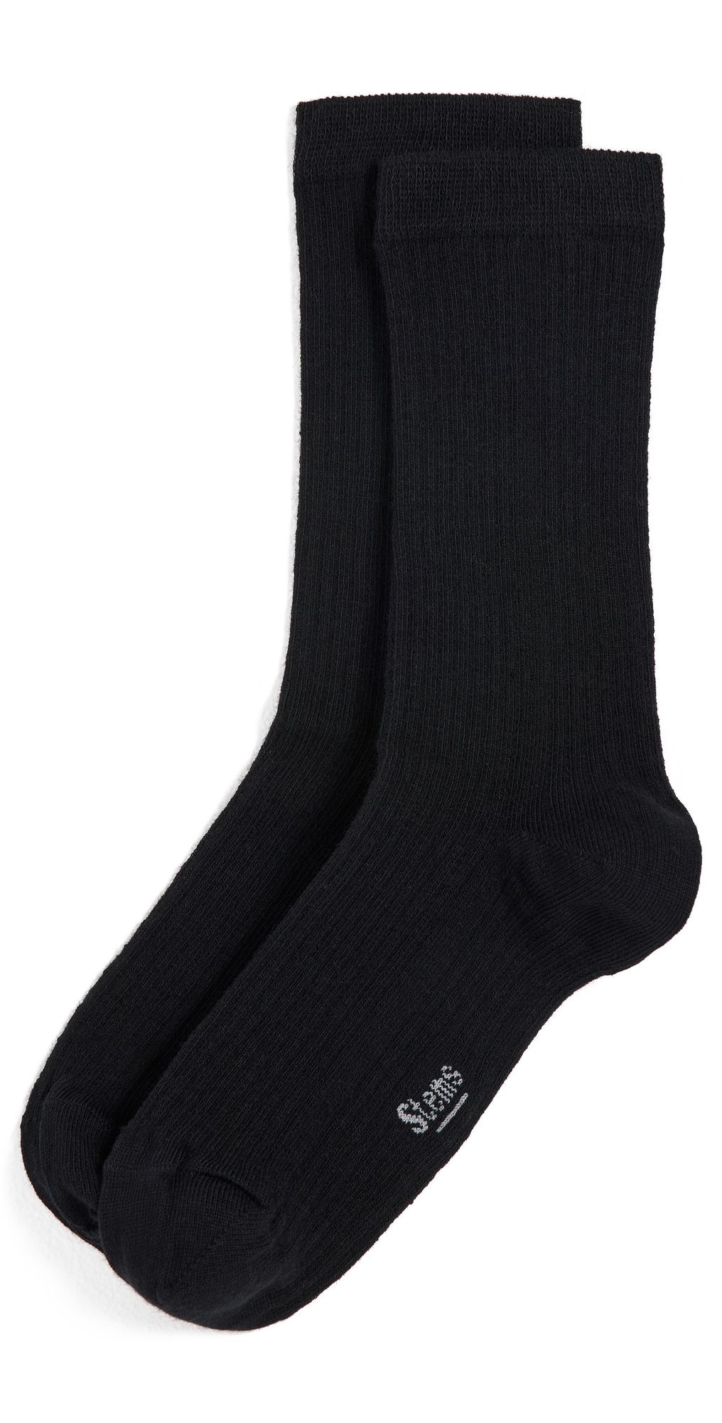 Stems Cashmere Crew Socks Black One Size