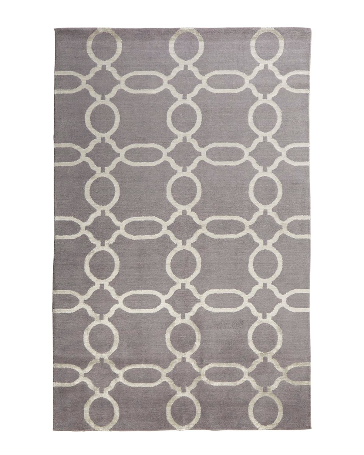 Gray Links Rug, 6 & apos; x 9 & apos;