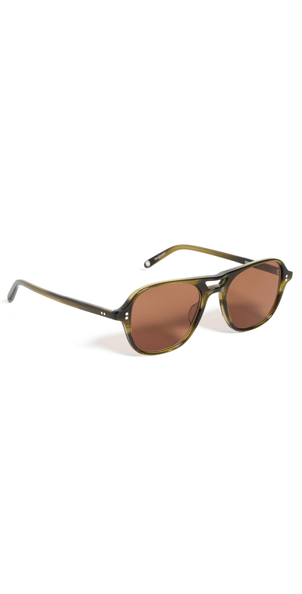 GARRETT LEIGHT Doc Sunglasses Willow/Oak One Size