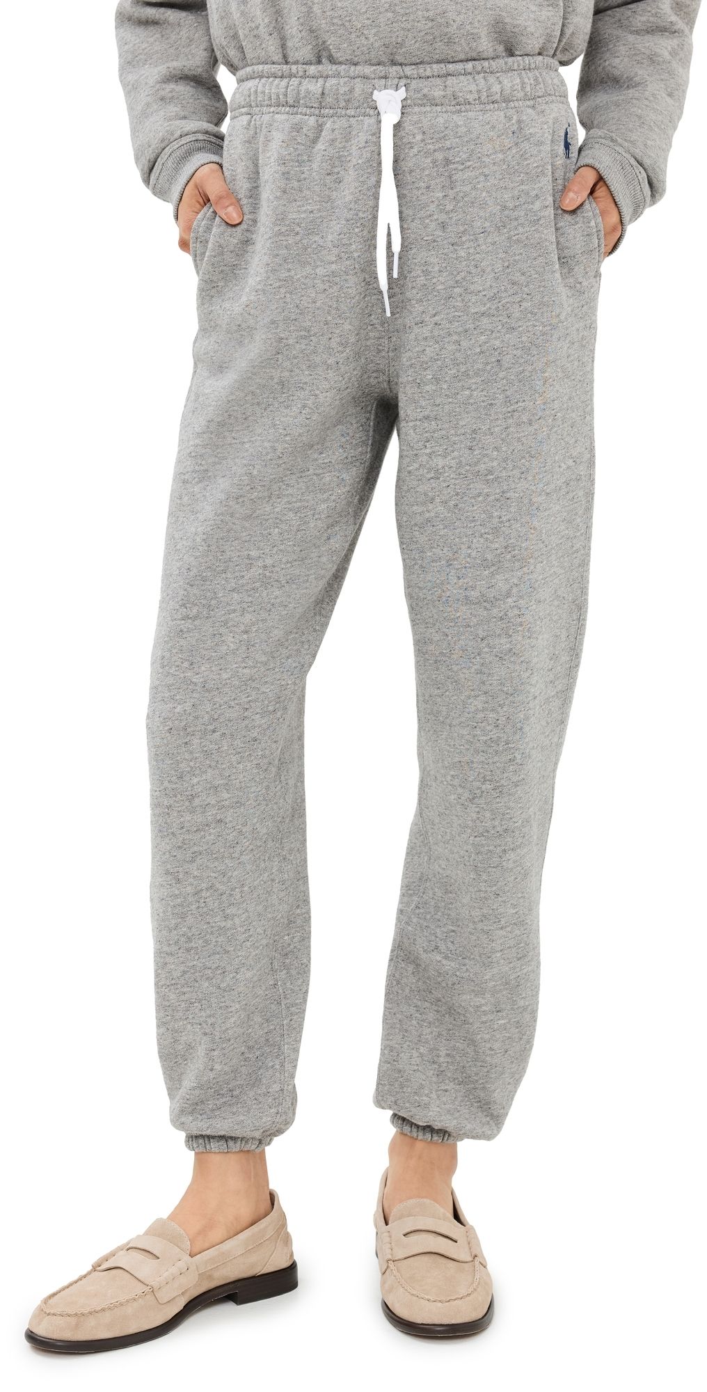 Polo Ralph Lauren Ankle Sweatpants Dark Vintage Heather L