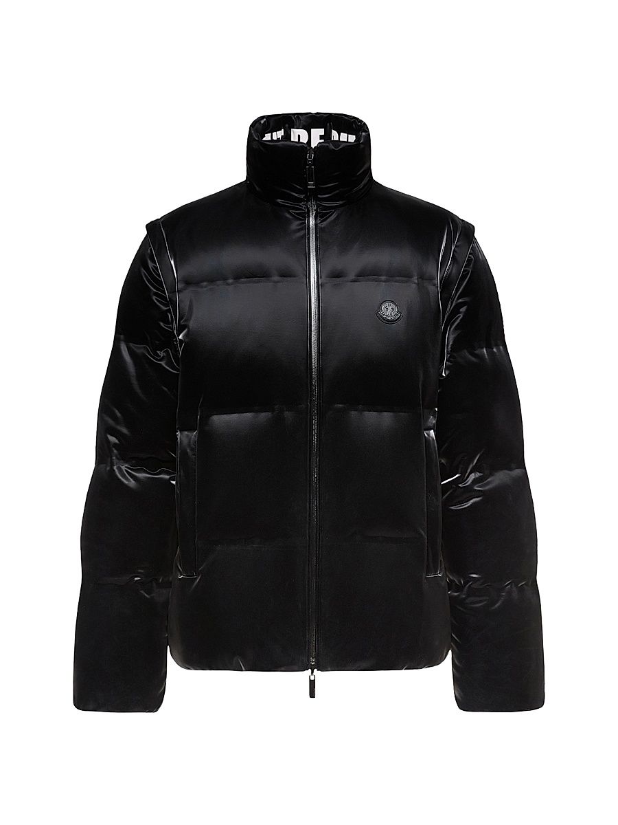 Men's Moncler x A$AP Rocky Throttle Puffer Jacket - Black - Size XXL