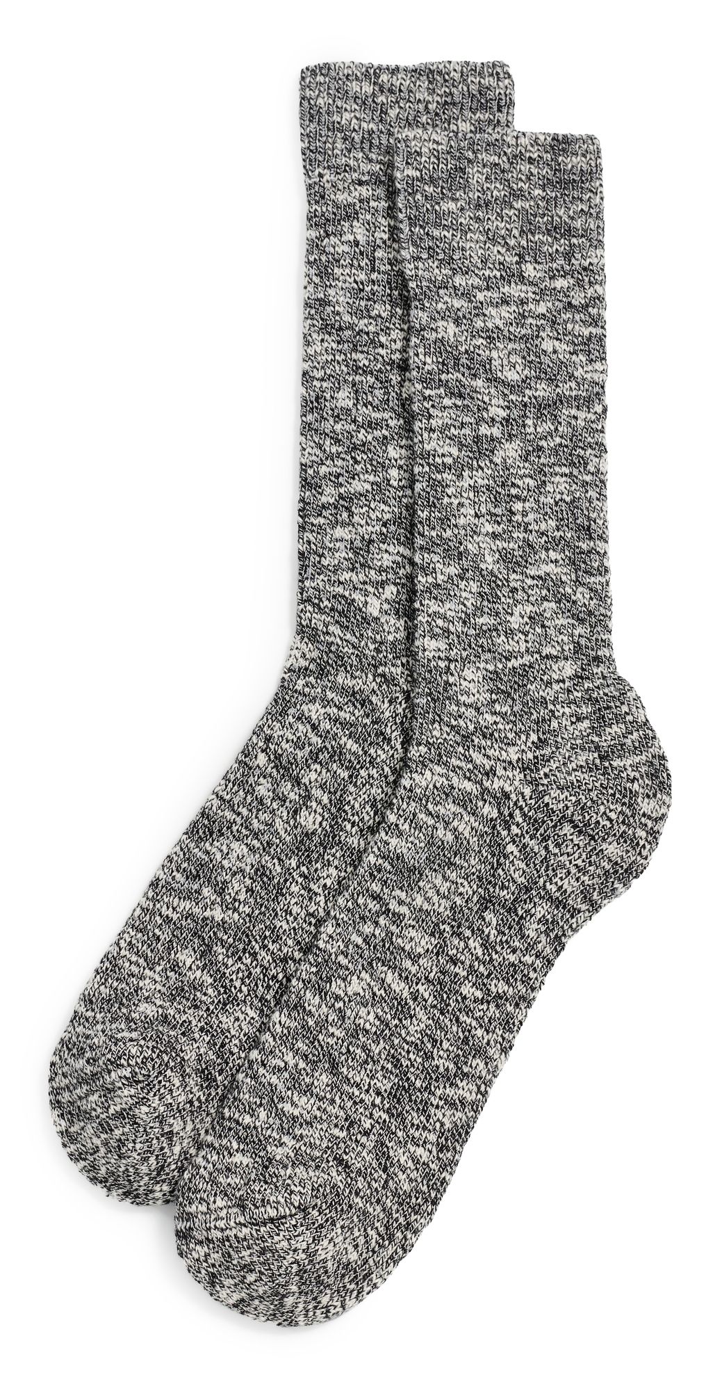 Corridor Slub Socks Black / Natural One Size