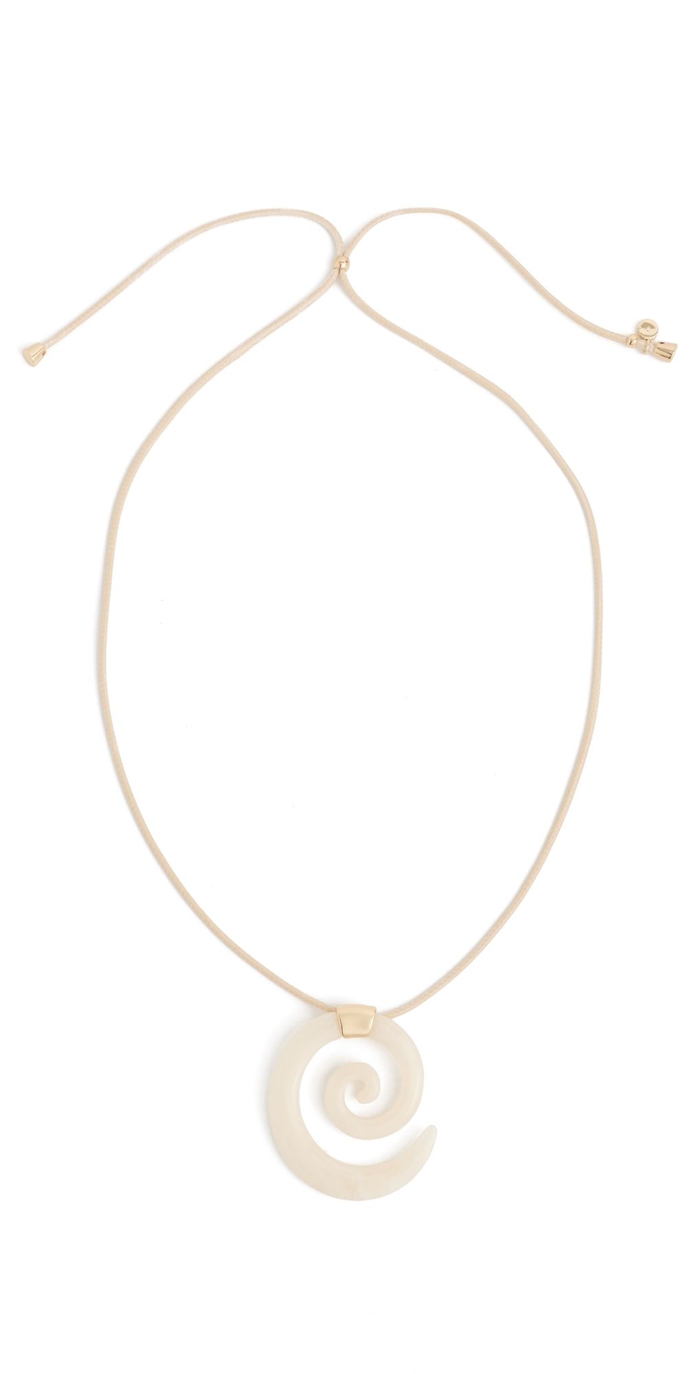 Ettika Aura Bone Cord Necklace Bone One Size