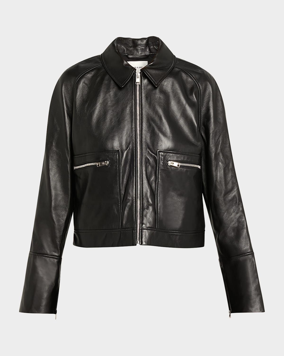 The Leather Zip Jacket