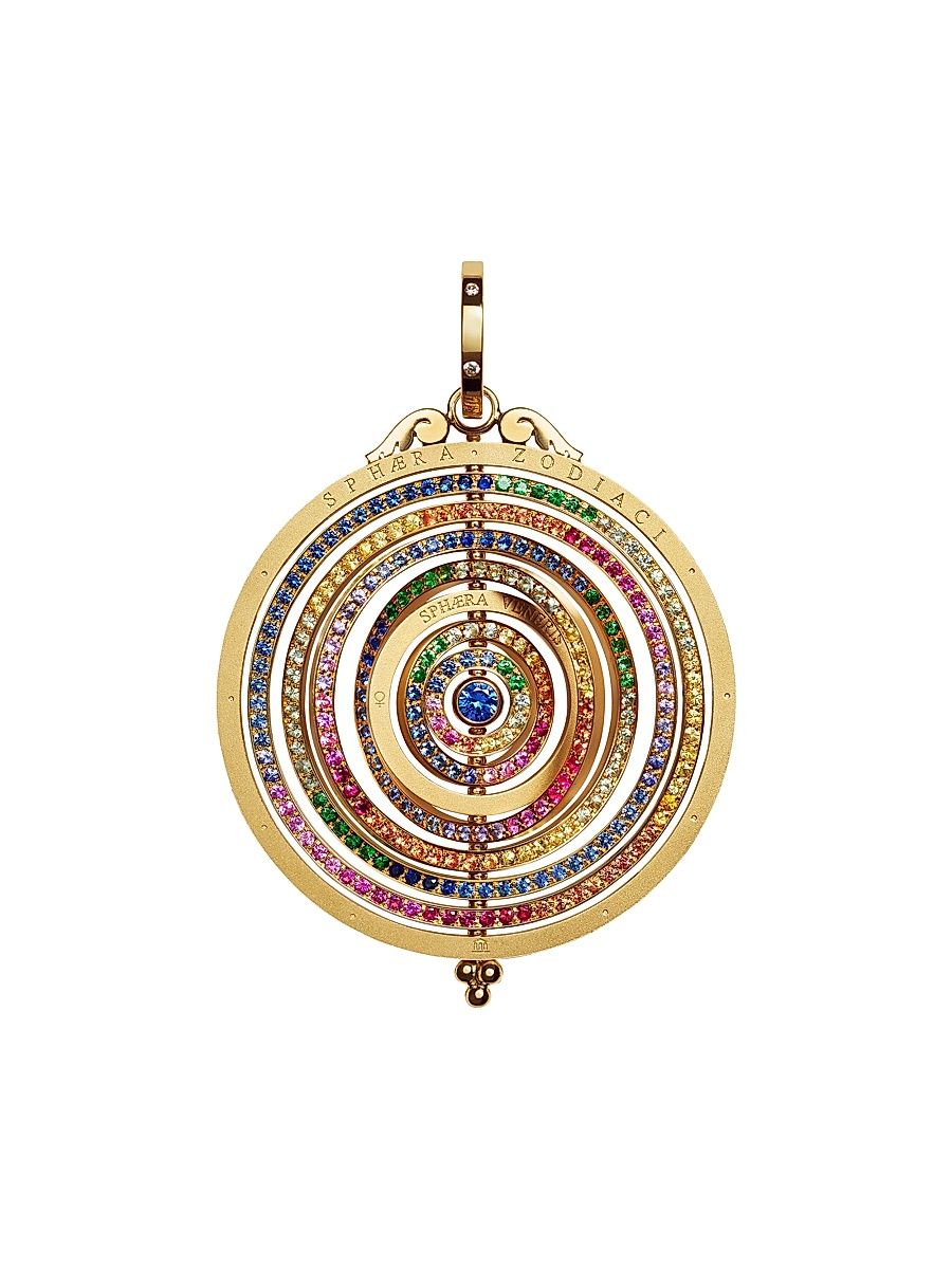 Women's Florence86 The Tolomeo 18K Yellow Gold, Diamond & Mixed-Stone Pendant - Yellow Gold