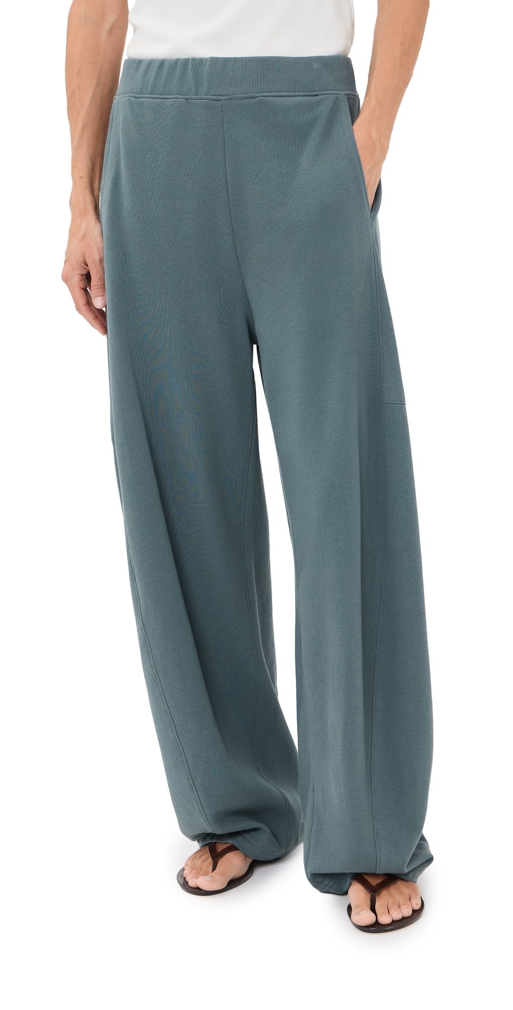 Tibi Petite Lightweight Winslow Sweatpants Red Clay M