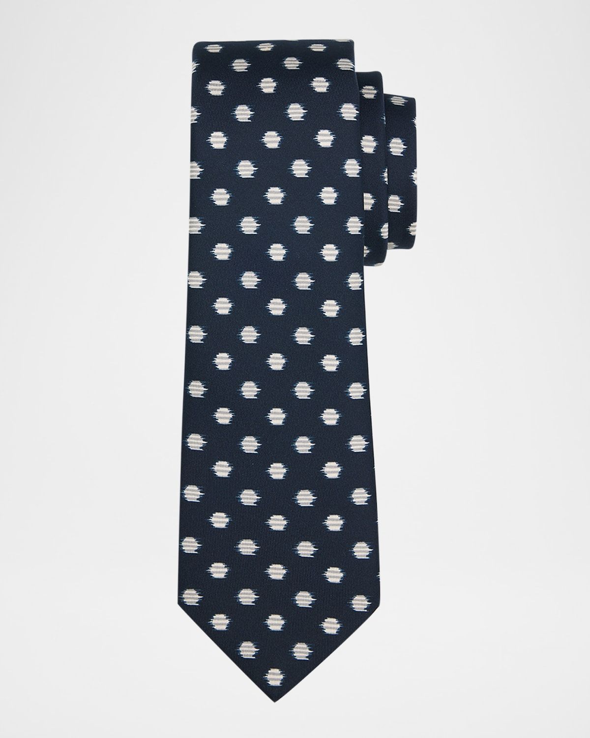 Men & apos;s Abstract Polka Dot Silk Tie
