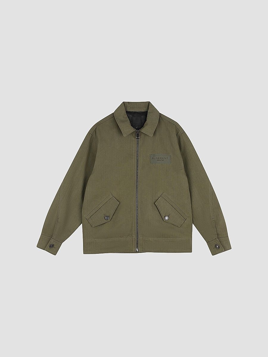 Givenchy Boy's Little Boy's & Boy's Logo Workwear Jacket - Khaki - Size 6