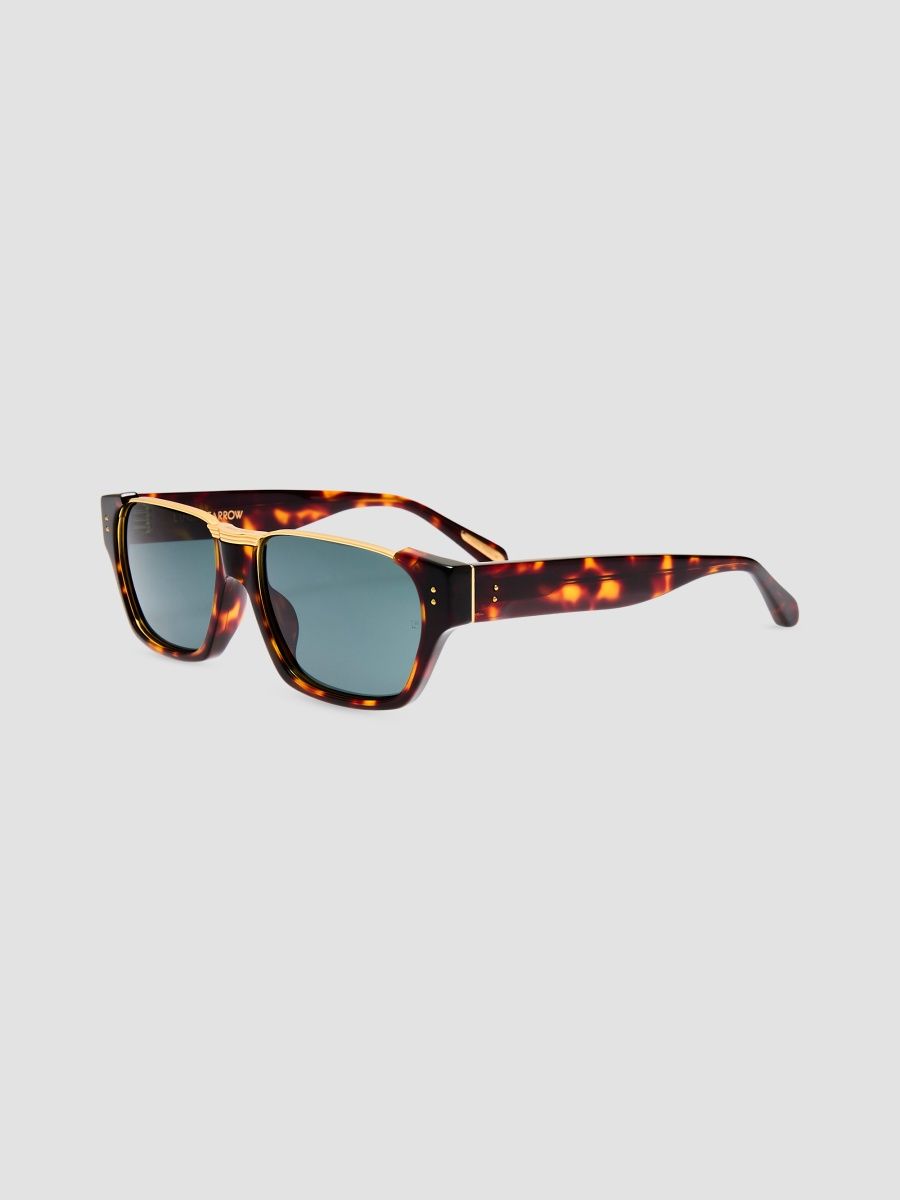 Women's Marcel 56MM Rectangular Sunglasses - Tortoise Shell