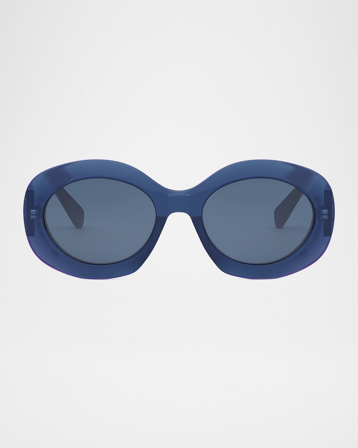Triomphe Round Acetate Sunglasses