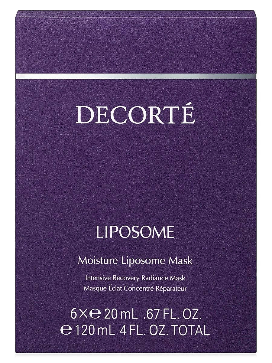 Women's Liposome Moisture 6-Piece Intensive Recovery Radiance Mask Set