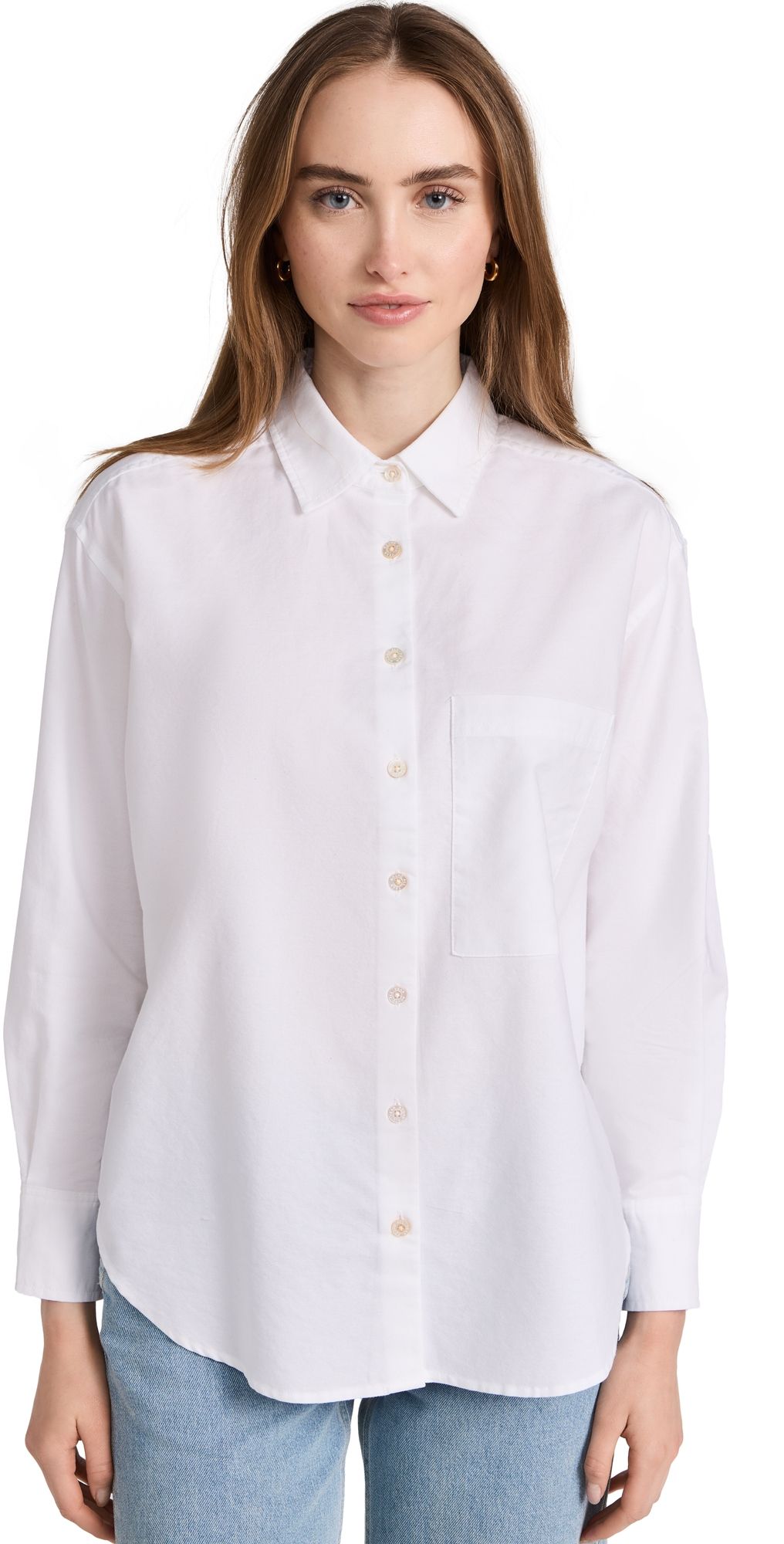 AYR The Deep End Button Down Shirt White XL