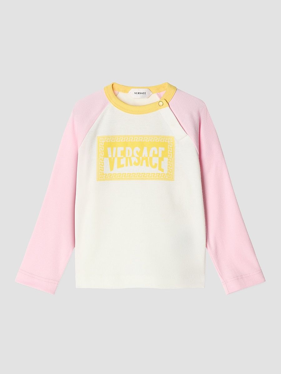 Baby Girl's & Little Girl's Logo Raglan-Sleeve T-Shirt - White - Size 3