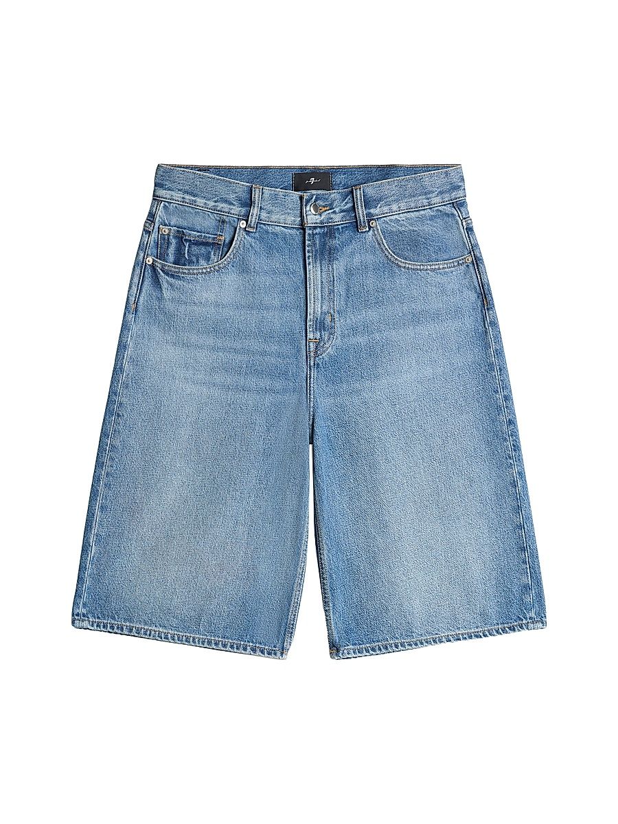 Men's Mason Wide-Leg Denim Shorts - Mason - Size 40