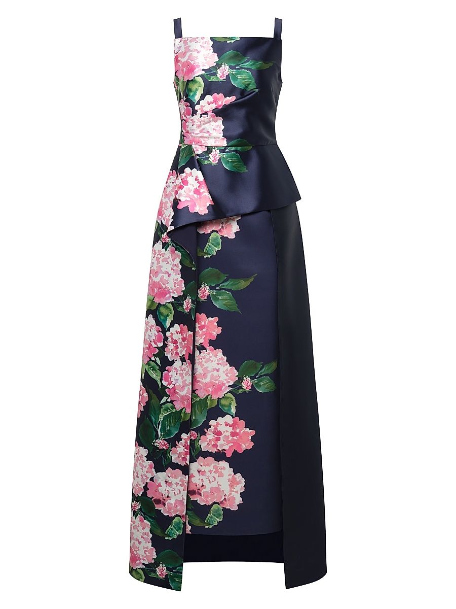 Women's Blaire Hydrangea Walk-Thru Gown - Midnight Berry - Size 18