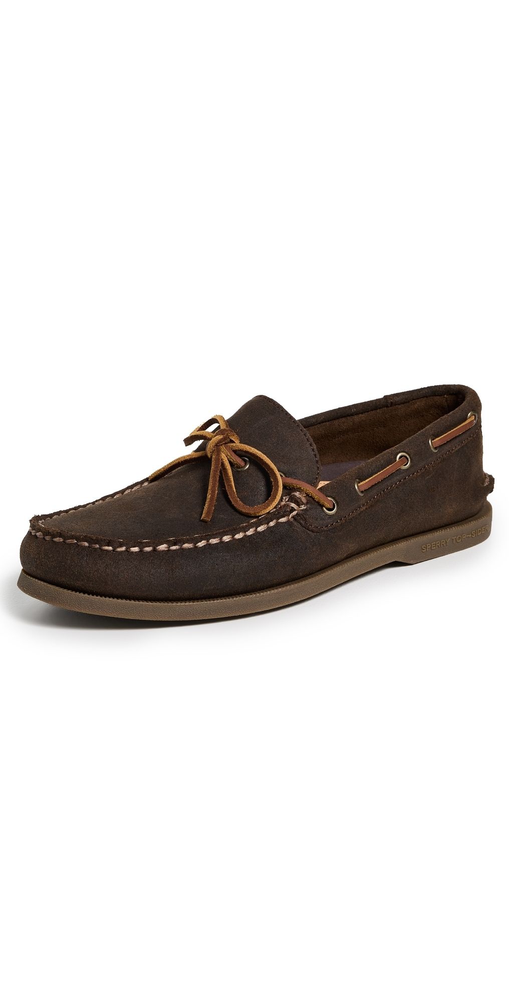 Sperry Authentic Original 1 Eye Boat Shoes Dark Brown 9
