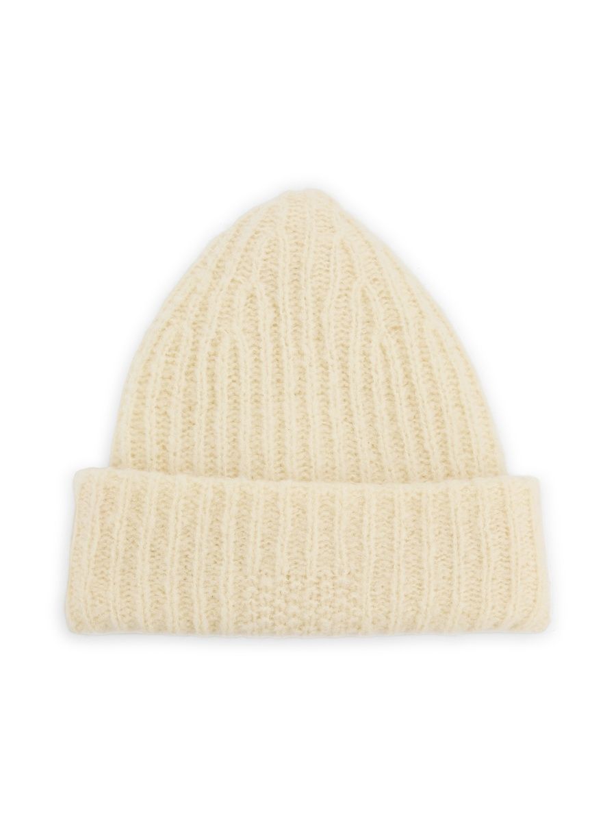 Women's Cloud Ribbed Wool Beanie - Mist
