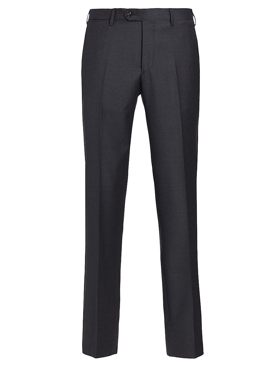 Men's GA Wool Trousers - Charcoal - Size 40