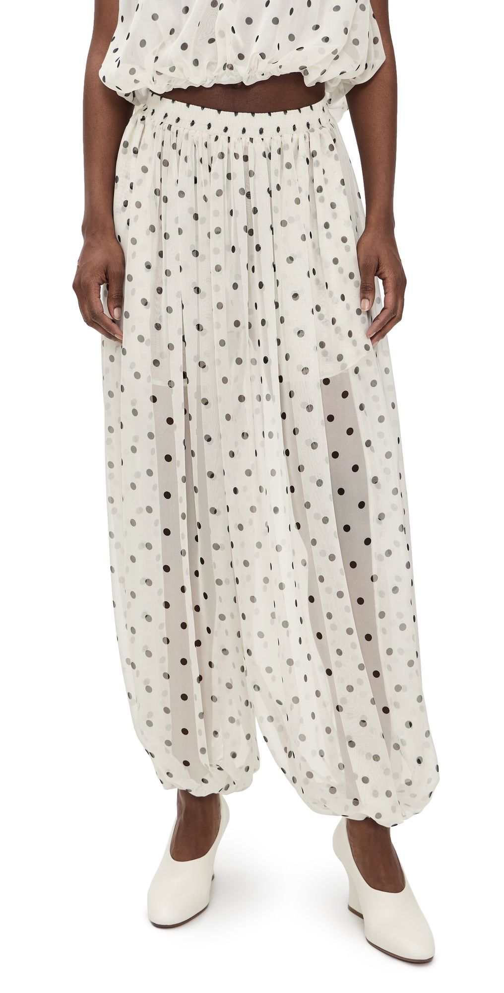 MSGM Polka Dot Pants Black 40