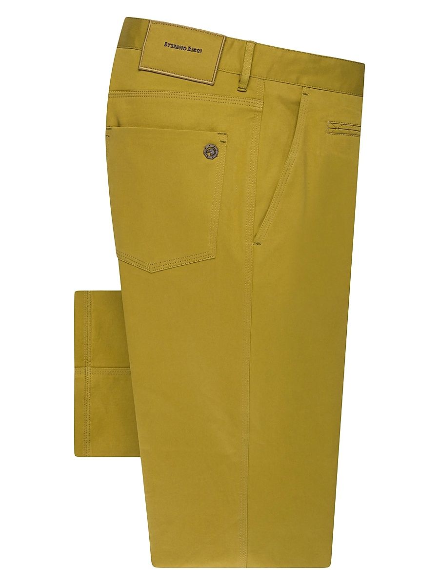 Men's Casual Trousers - Mustard - Size 40
