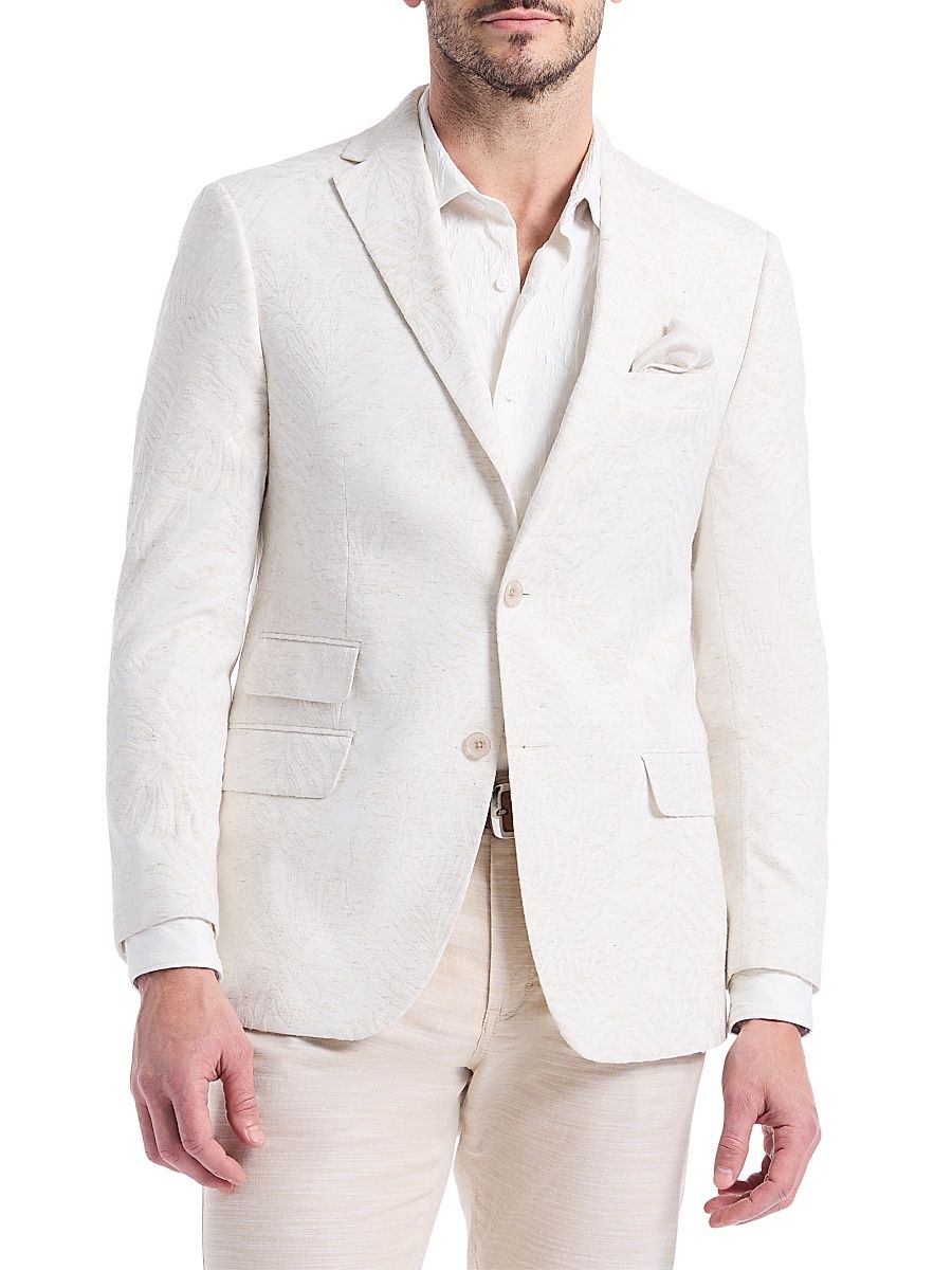 Men's Shawfield Woven Sport Coat - Cream - Size 38