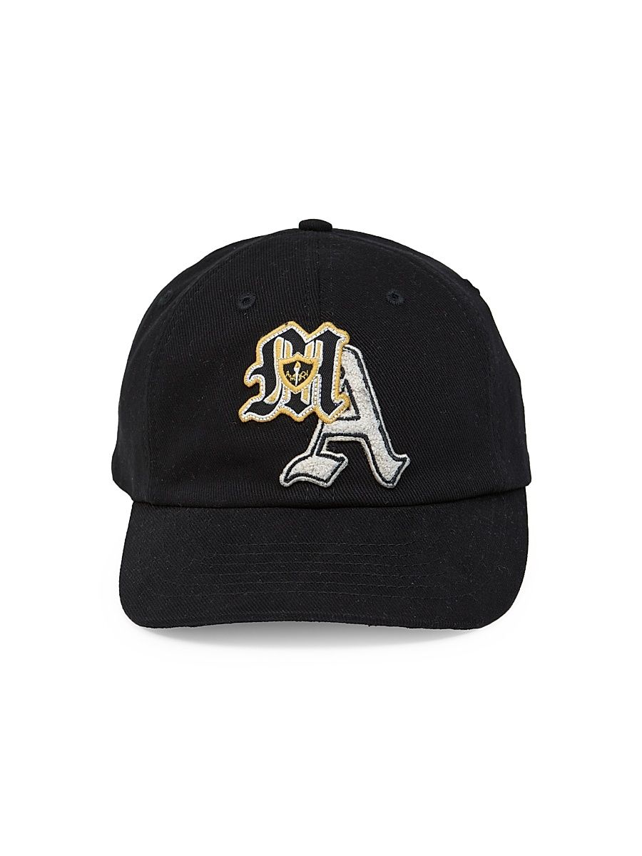 Men's Varsity Patch Baseball Cap - Black