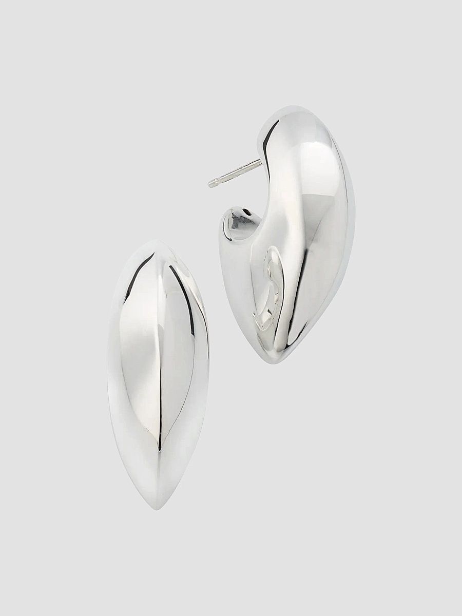 Women's Candy Claw Earrings - Silver
