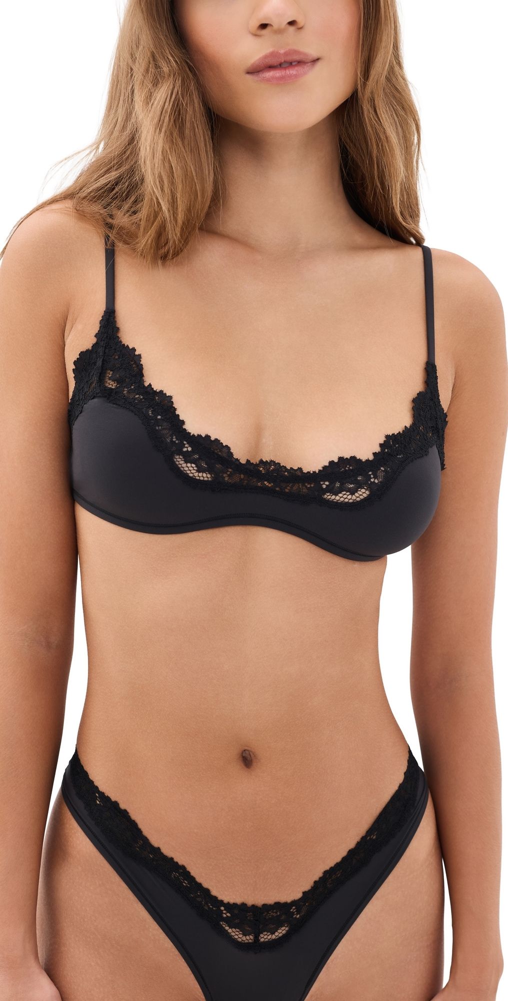 SKIMS Scoop Bralette Onyx S