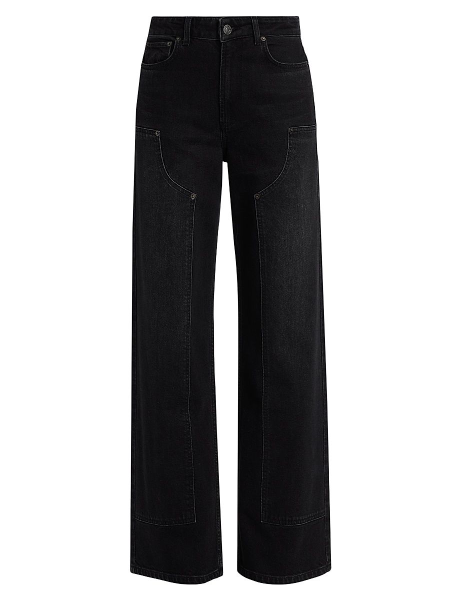 Women's Getty Wide-Leg Jeans - Onyx - Size 30