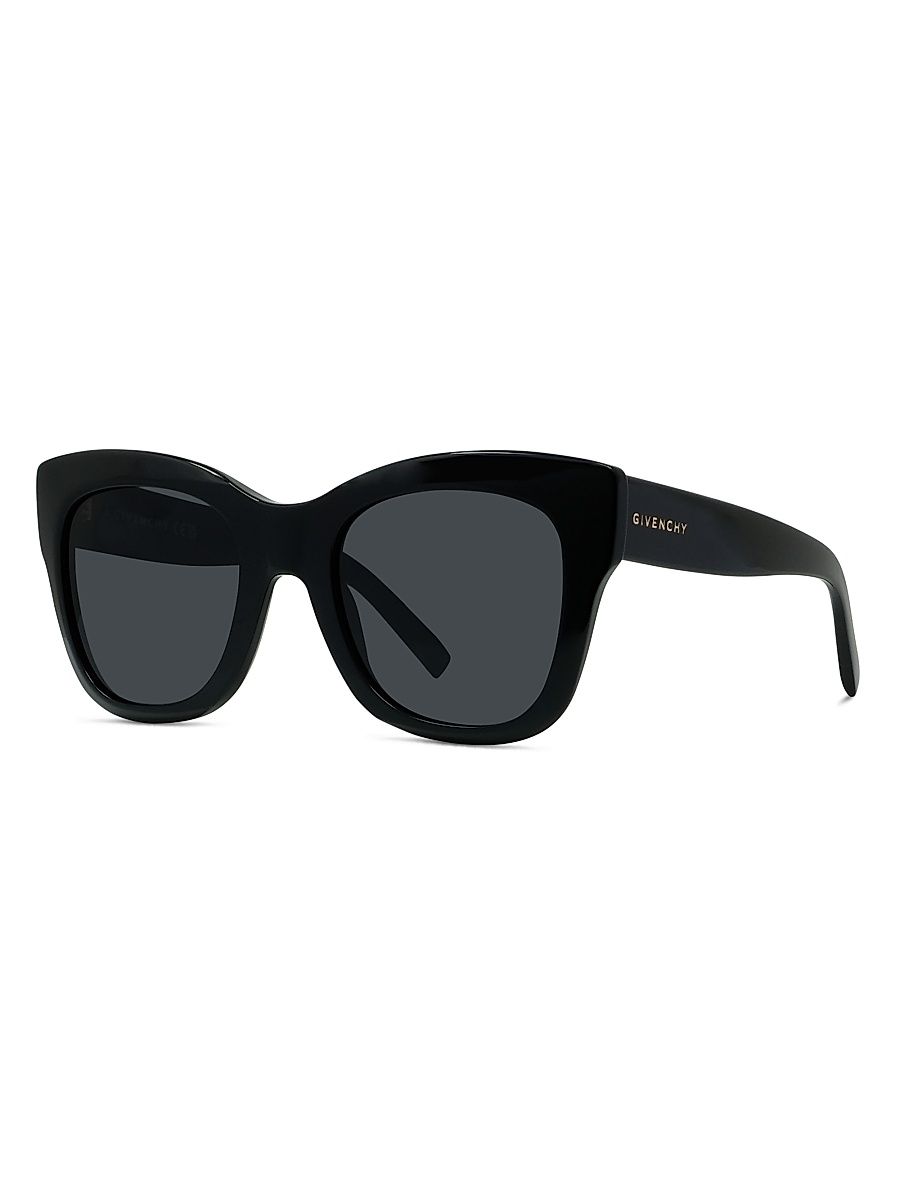 Women's City 53MM Geometric Sunglasses - Black