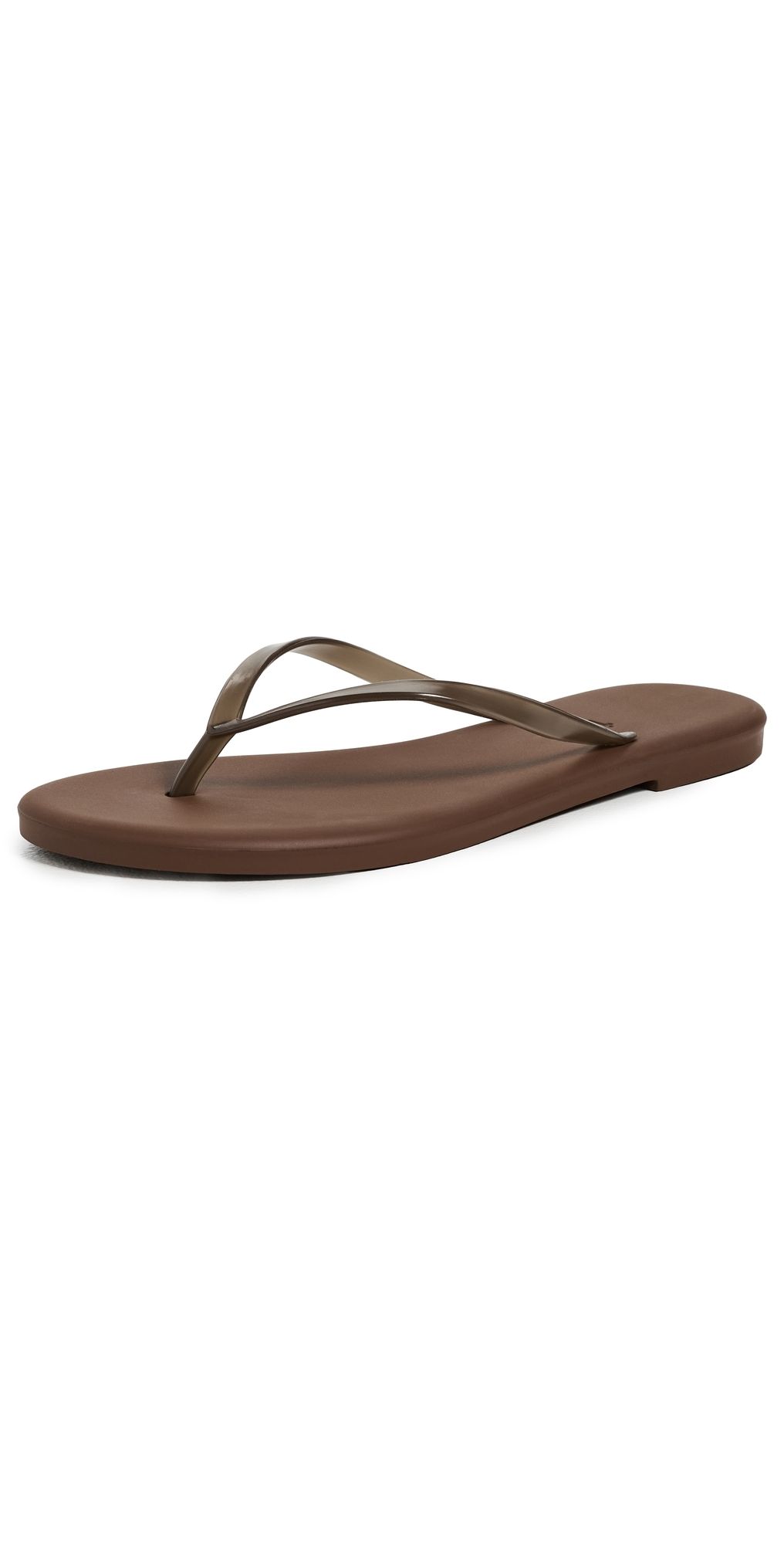 TKEES Aqua Jelly Flip Flops Brun 6