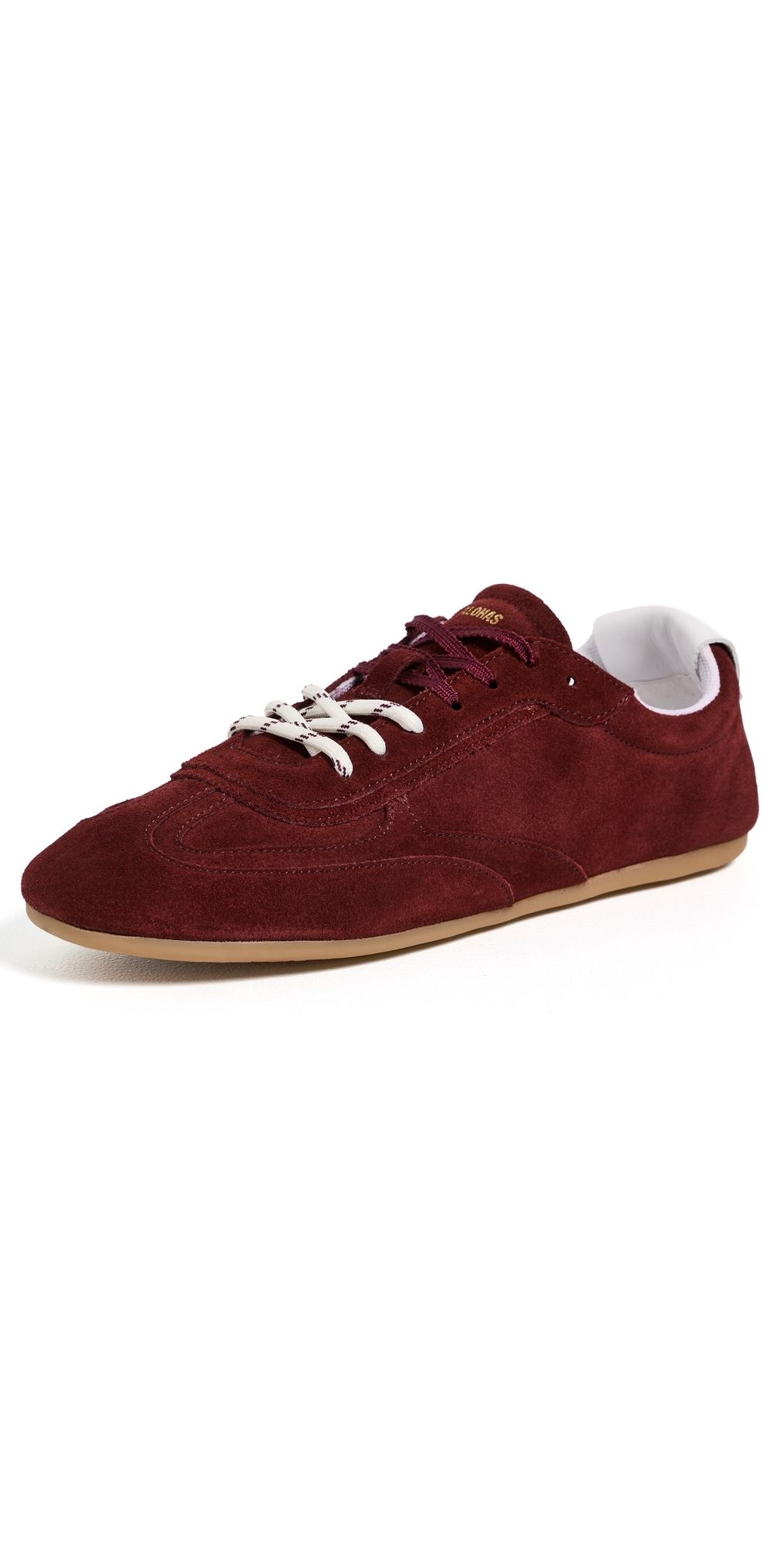 ALOHAS Tb.24 Suede Leather Sneakers Suede Burgundy #1 39