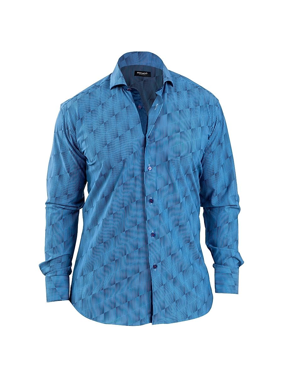 Men's Einstein Stretch Optical Shirt - Blue - Size XXL