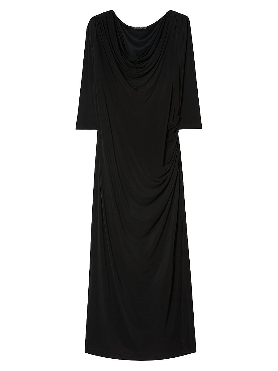 Women's Crepe Jersey Dress - Black - Size XXL