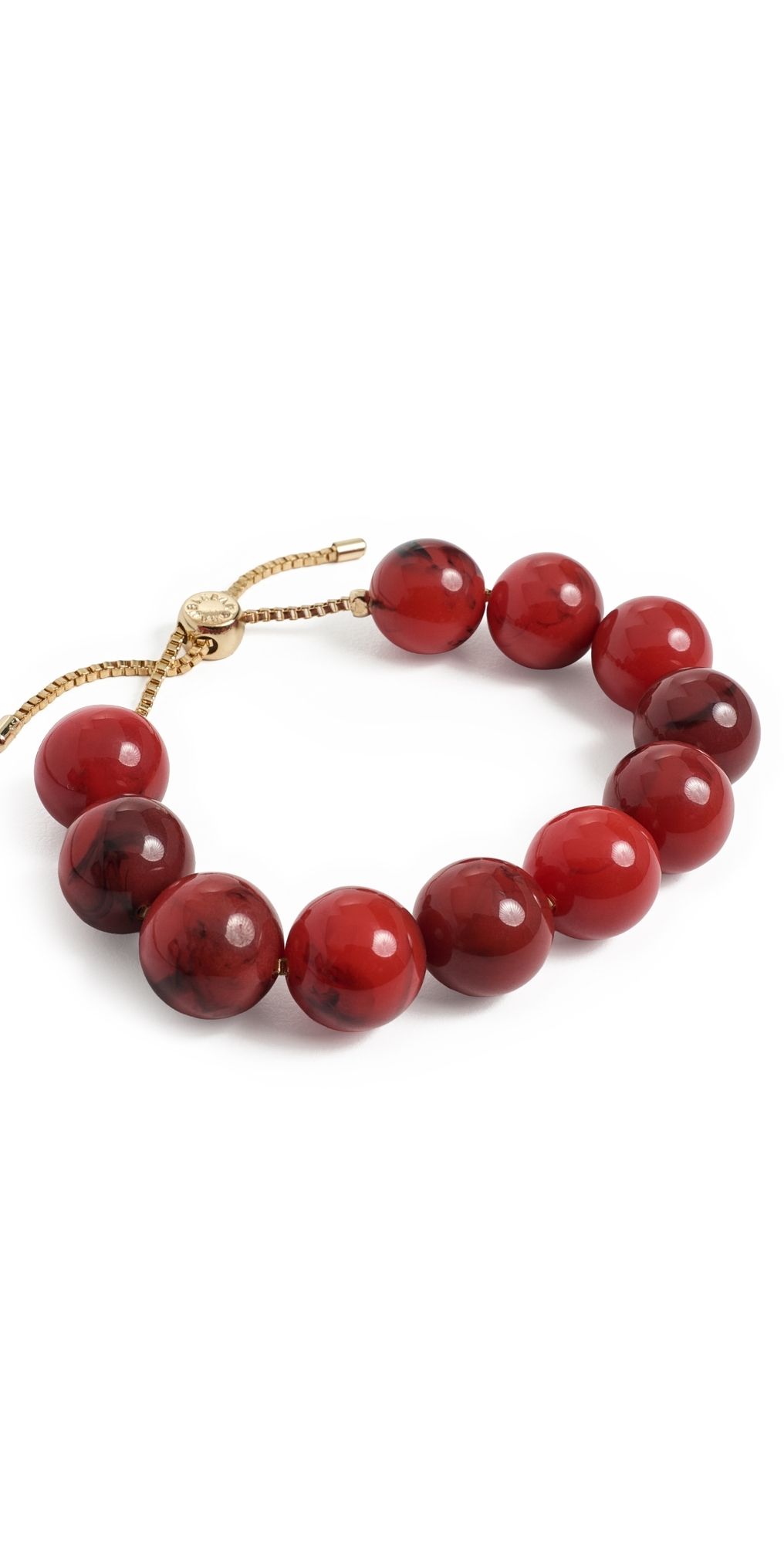 BaubleBar Jane Beaded Bracelet Red One Size