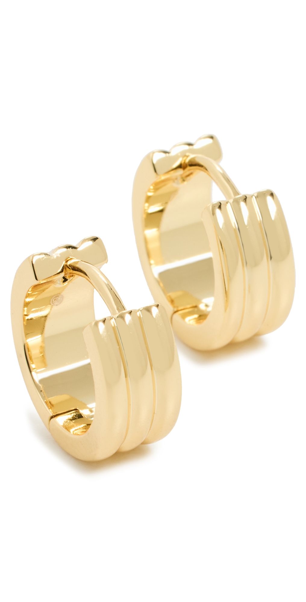 Gorjana Reed Hoops Gold One Size