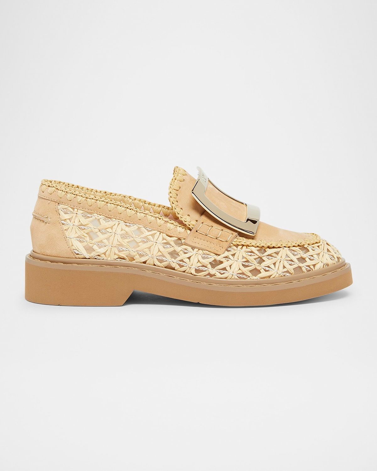 Viv Rangers Braided Raffia Loafers