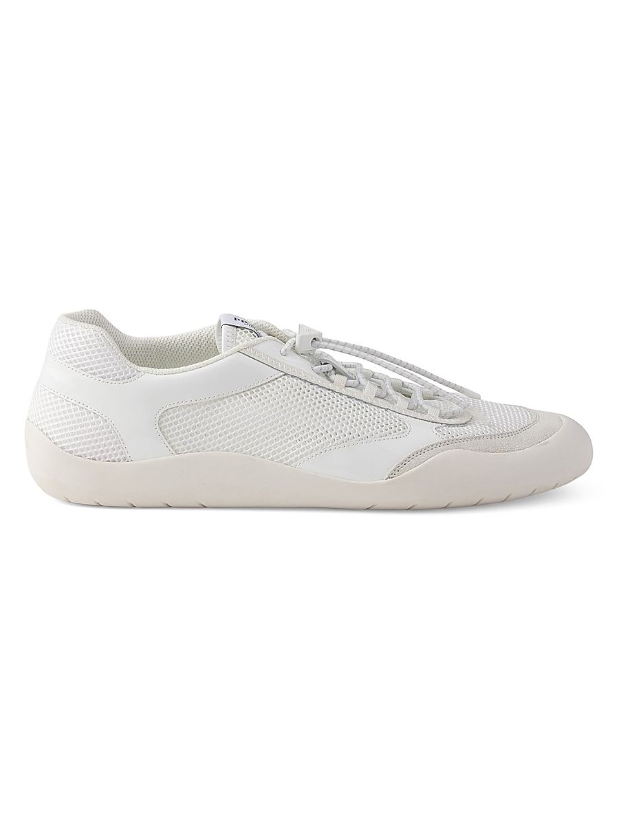 Women's Speedrock Patent Leather and Mesh Fabric Sneakers - White - Size 11