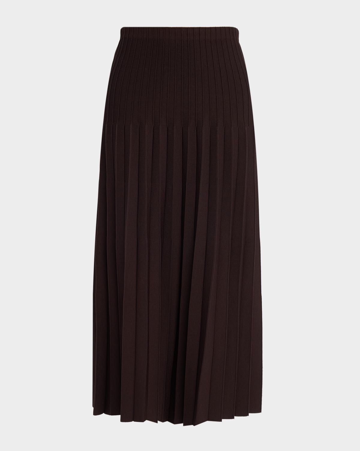 Lena Pleated Midi Skirt
