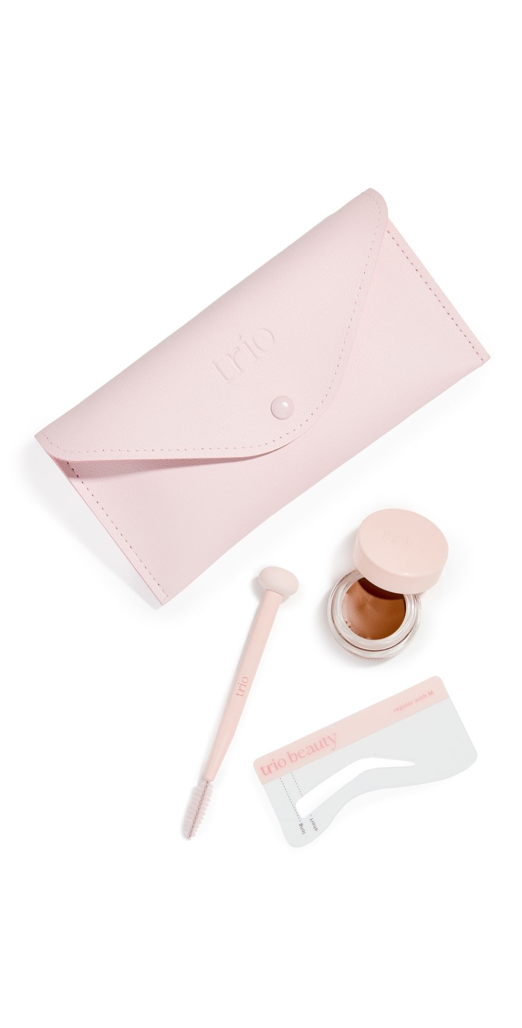 Trio Beauty Brow Trio - Stencil Kit Ebony One Size