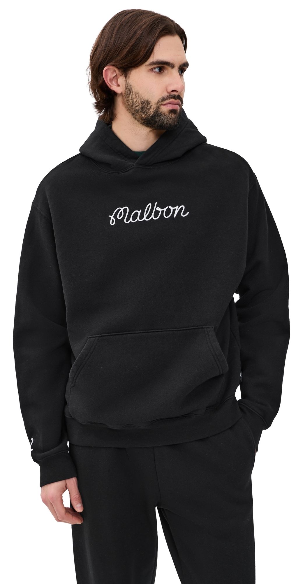 Malbon Golf Fesque Hoodie Black XXL