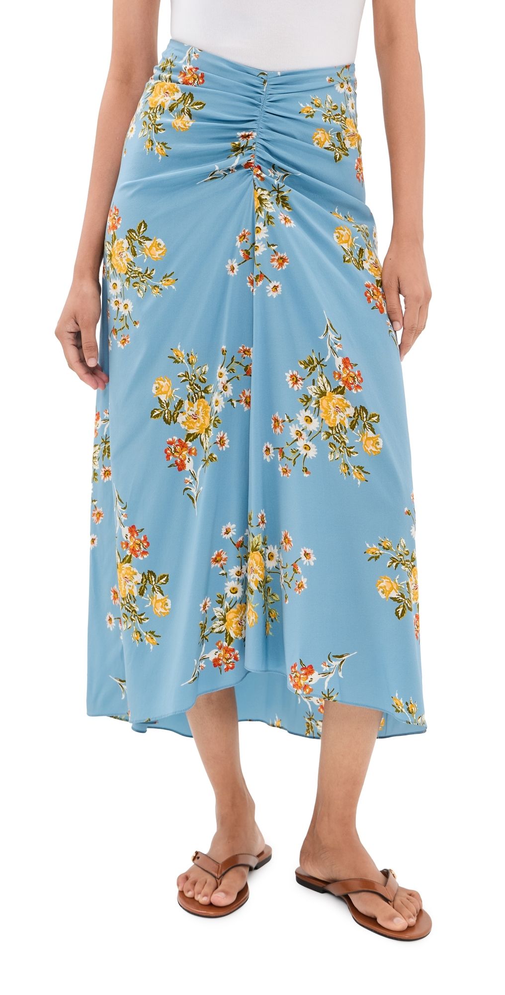 Veronica Beard Limani Skirt BLUE RIVER MULTI 8