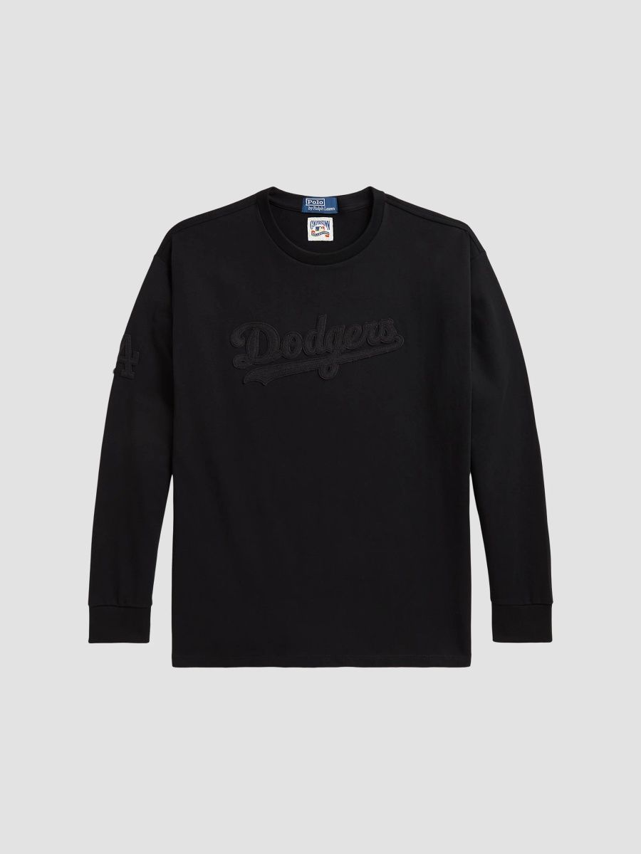 Polo Ralph Lauren Men's Polo Ralph Lauren x Los Angeles Dodgers Cotton Sweatshirt - Polo Black - Size Medium