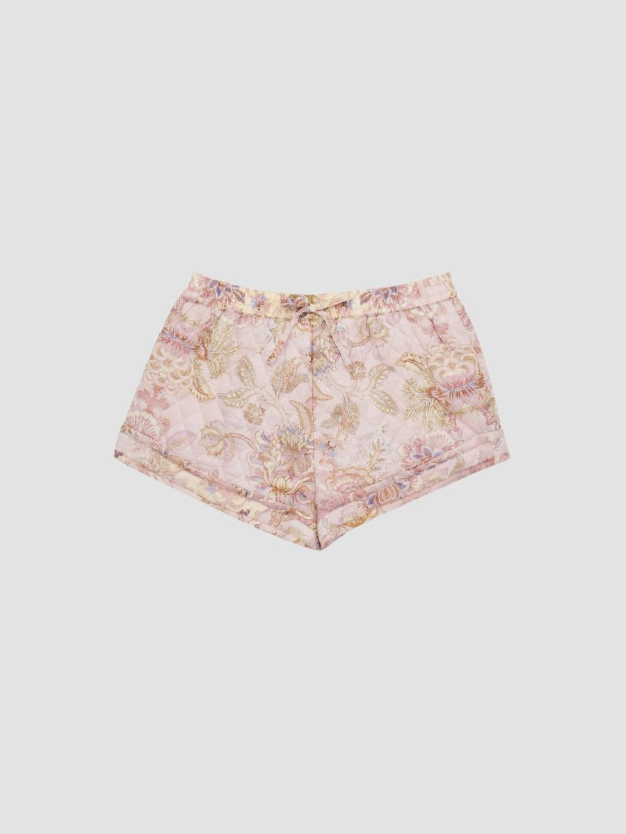 Zimmermann Girl's Baby Girl's, Little Girl's & Girl's Fairlight Quilted Floral Cotton Shorts - Lilac Jacobean - Size 12