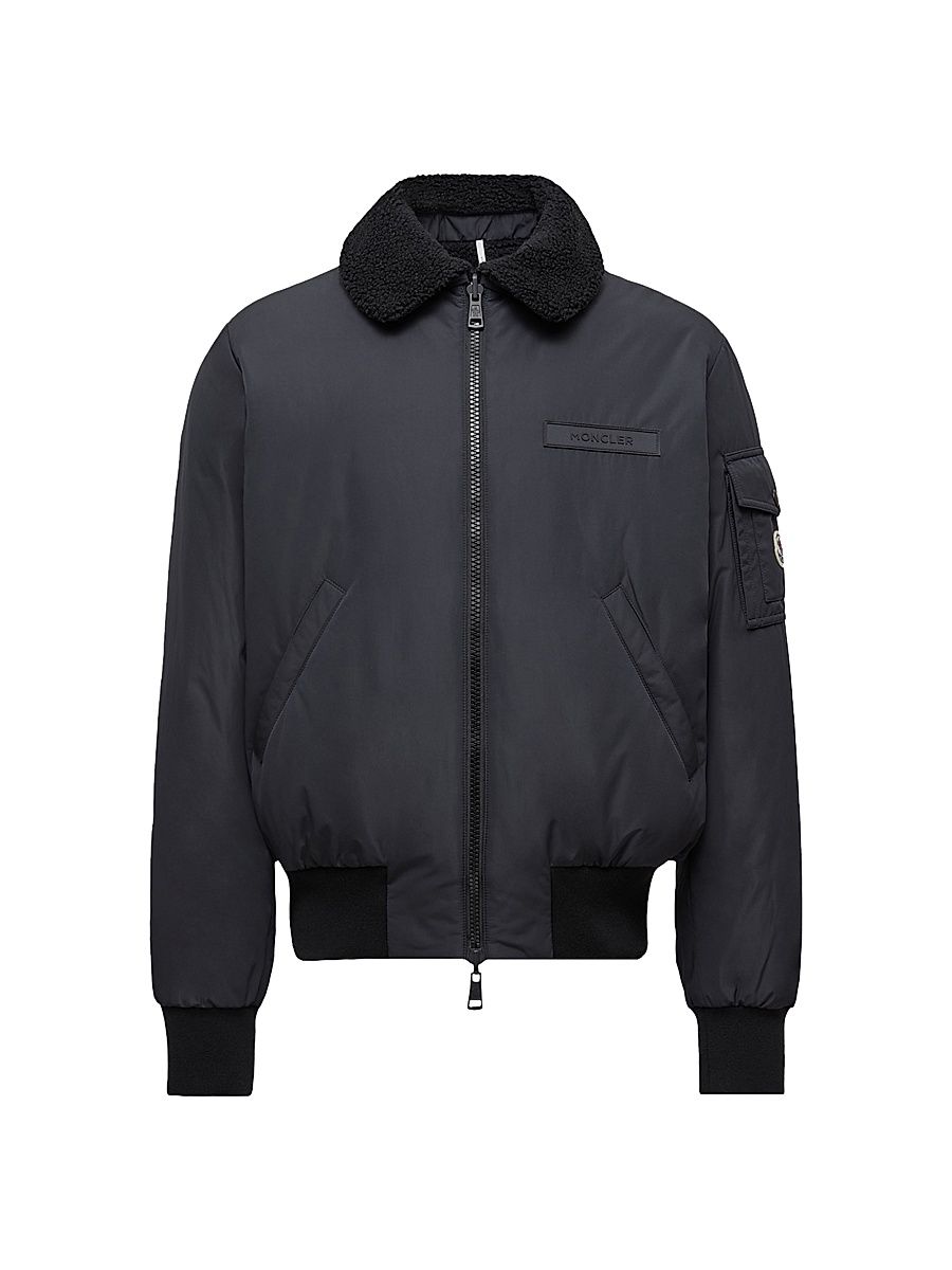Men's Maulevrier Reversible Jacket in Teddy - Black - Size XL