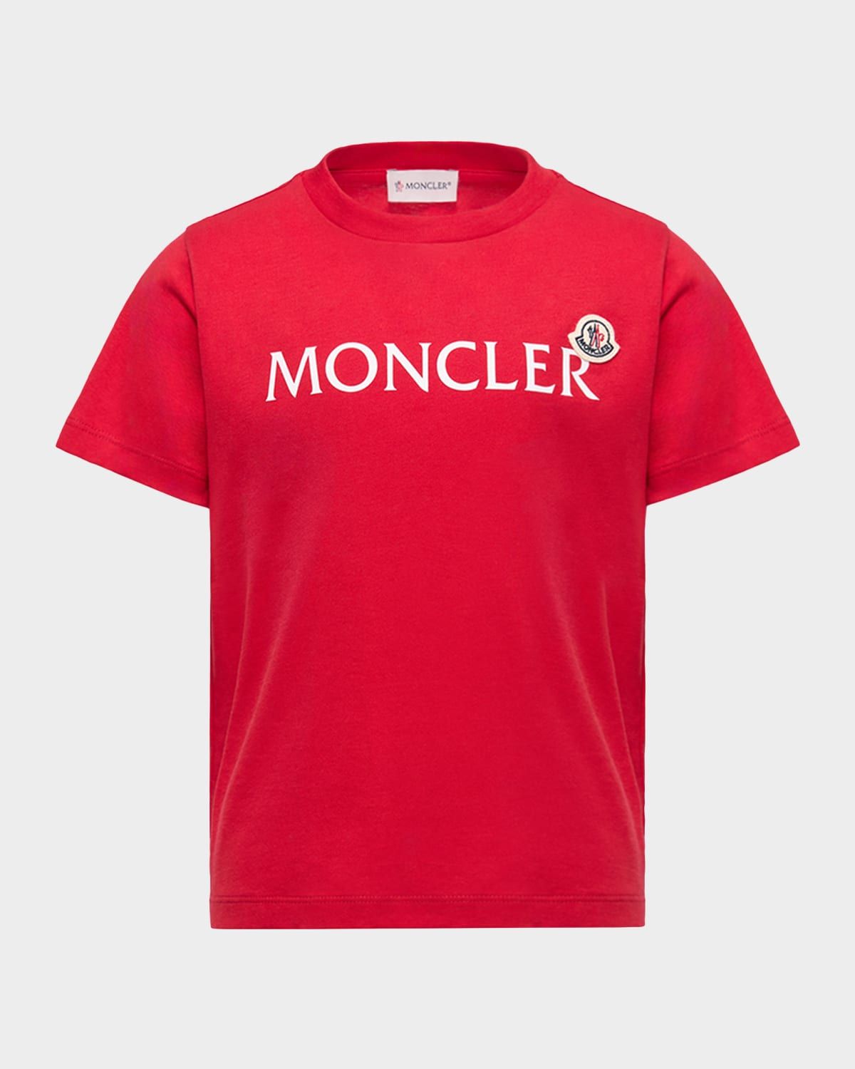 Boy & apos;s Logo Short-Sleeved Cotton T-Shirt, Size 8-10